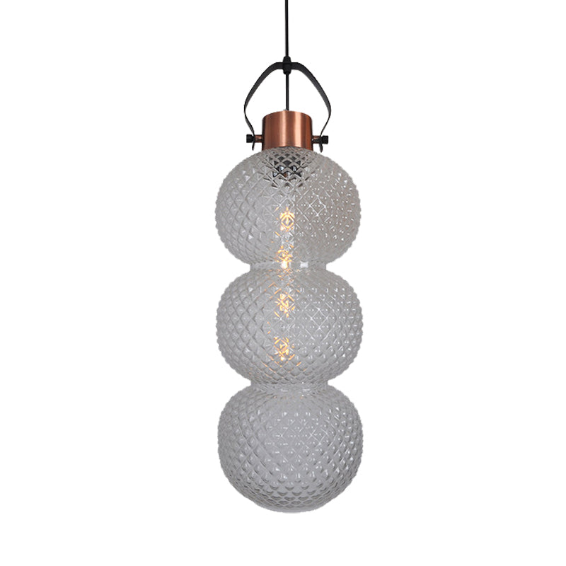 Bubble Hanging Light Modernism White/Chrome/Amber Glass 1 Head Ceiling Suspension Lamp for Hallway Clearhalo 'Ceiling Lights' 'Glass shade' 'Glass' 'Pendant Lights' 'Pendants' Lighting' 234367