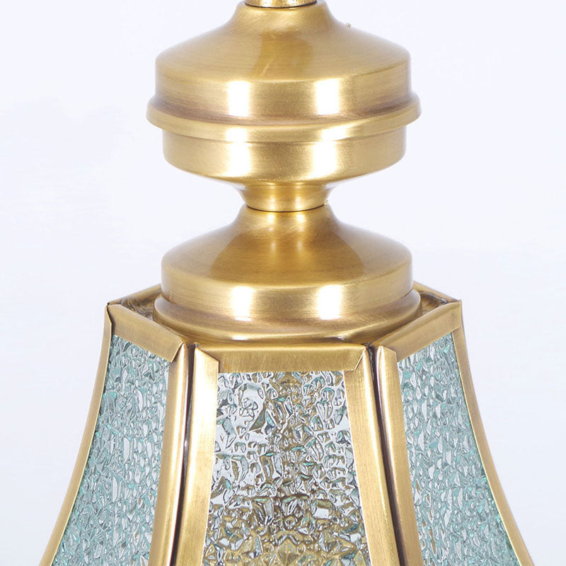 Gourd Ceiling Pendant Modernism Clear/Textured White/Cream Glass 1 Bulb Bedroom Hanging Light Fixture Clearhalo 'Ceiling Lights' 'Glass shade' 'Glass' 'Pendant Lights' 'Pendants' Lighting' 234377