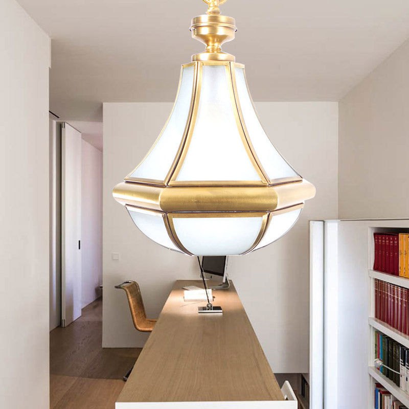 Gourd Ceiling Pendant Modernism Clear/Textured White/Cream Glass 1 Bulb Bedroom Hanging Light Fixture Clearhalo 'Ceiling Lights' 'Glass shade' 'Glass' 'Pendant Lights' 'Pendants' Lighting' 234379