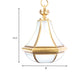Gourd Ceiling Pendant Modernism Clear/Textured White/Cream Glass 1 Bulb Bedroom Hanging Light Fixture Clearhalo 'Ceiling Lights' 'Glass shade' 'Glass' 'Pendant Lights' 'Pendants' Lighting' 234381