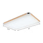 Ultra-Thin Square/Rectangular Flush Light Minimalist Gold LED Ceiling Flush Mount for Bedroom with Acrylic Diffuser, 12"/18"/20.5" Wide Clearhalo 'Ceiling Lights' 'Close To Ceiling Lights' 'Close to ceiling' 'Flush mount' Lighting' 234444