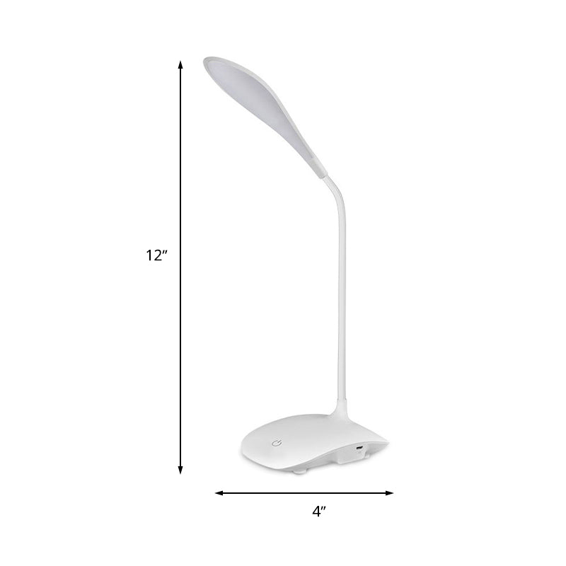 LED Third Gear Desk Lamp Simple Style Touch Sensitive Plastic Table Lamp for Study Bedside Clearhalo 'Desk Lamps' 'Lamps' Lighting' 234706