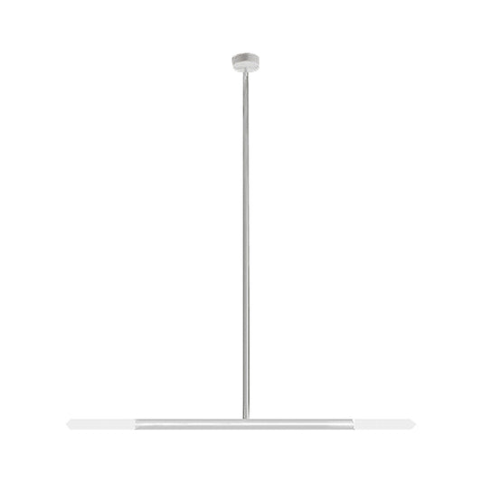 Black/White/Gold Tube Chandelier Modern LED 2/4/6-Light Acrylic Ceiling Pendant in Warm/White Light Clearhalo 'Ceiling Lights' 'Chandeliers' 'Modern Chandeliers' 'Modern' Lighting' 234970