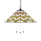 16"/18" W Single Head Conical Hanging Pendant Tiffany Orange and Yellow Hand Rolled Art Glass Ceiling Light for Bedroom Clearhalo 'Ceiling Lights' 'Industrial' 'Middle Century Pendants' 'Pendant Lights' 'Pendants' 'Tiffany close to ceiling' 'Tiffany Pendants' 'Tiffany' Lighting' 235094