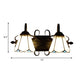 2 Lights Cone Sconce Lamp Retro Tiffany Stained Glass Wall Lighting in Beige/Blue for Living Room Clearhalo 'Industrial' 'Middle century wall lights' 'Tiffany wall lights' 'Tiffany' 'Wall Lamps & Sconces' 'Wall Lights' Lighting' 235265
