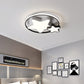 Star LED Ceiling Mount Fixture Kids Acrylic Bedroom Flush Mount Lighting in Black and White Clearhalo 'Ceiling Lights' 'Close To Ceiling Lights' 'Close to ceiling' 'Flush mount' Lighting' 2353660