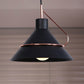 Metal Cone Pendant Ceiling Light Retro Stylish 1 Light Living Room Hanging Pendant Light in Black/White Black Clearhalo 'Ceiling Lights' 'Modern Pendants' 'Modern' 'Pendant Lights' 'Pendants' Lighting' 235389