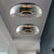 Bowl LED Flushmount Ceiling Lamp Modern Glass Entryway Flush-Mount Light Fixture Smoke Gray Clearhalo 'Ceiling Lights' 'Close To Ceiling Lights' 'Close to ceiling' 'Glass shade' 'Glass' 'Pendant Lights' Lighting' 2353975