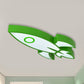 Acrylic Spaceship Ceiling Mount Light Child Bedroom Contemporary Ceiling Lamp Green Clearhalo 'Ceiling Lights' 'Close To Ceiling Lights' 'Close to ceiling' 'Flush mount' Lighting' 235407
