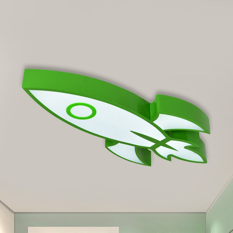 Acrylic Spaceship Ceiling Mount Light Child Bedroom Contemporary ...