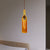 Red/Yellow 1 Head Hanging Light Fixture Vintage Style Glass Wine Bottle Suspension Lamp for Dining Room Yellow Clearhalo 'Ceiling Lights' 'Glass shade' 'Glass' 'Industrial Pendants' 'Industrial' 'Middle Century Pendants' 'Pendant Lights' 'Pendants' 'Tiffany' Lighting' 235420
