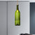 Industrial Wine Bottle Hanging Lamp 1 Light Glass Ceiling Pendant Light with Adjustable Cord in Smoke Grey/Green Green Clearhalo 'Ceiling Lights' 'Glass shade' 'Glass' 'Industrial Pendants' 'Industrial' 'Middle Century Pendants' 'Pendant Lights' 'Pendants' 'Tiffany' Lighting' 235492