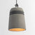 Black/Gray/Beige Finish Bucket Suspension Light Industrial Style Cement 1 Light Dining Table Pendant Light with Rope Grey Clearhalo 'Ceiling Lights' 'Modern Pendants' 'Modern' 'Pendant Lights' 'Pendants' Lighting' 235578