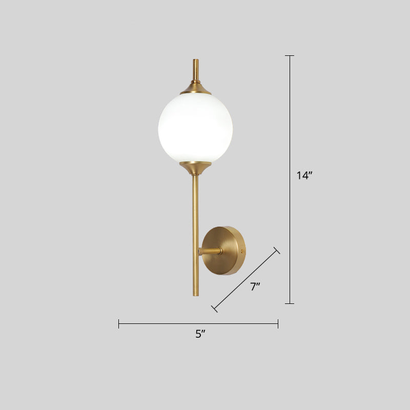 White Glass Geometric Wall Lighting Postmodern Brass Finish Wall Sconce for Living Room Brass Right Angle Clearhalo 'Cast Iron' 'Glass' 'Industrial' 'Modern wall lights' 'Modern' 'Tiffany' 'Traditional wall lights' 'Wall Lamps & Sconces' 'Wall Lights' Lighting' 2356728