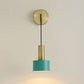 Postmodern Small Wall Hanging Light Metallic Single-Bulb Bedside Reading Wall Lamp Clearhalo 'Cast Iron' 'Glass' 'Industrial' 'Modern wall lights' 'Modern' 'Tiffany' 'Traditional wall lights' 'Wall Lamps & Sconces' 'Wall Lights' Lighting' 2356776