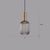 Modern Bottle Shaped Hanging Light Ribbed Glass 1 Bulb Dining Room Pendant Lighting Fixture Smoke Gray 5" Clearhalo 'Ceiling Lights' 'Chandeliers' 'Glass shade' 'Glass' 'Modern Pendants' 'Modern' 'Pendant Lights' 'Pendants' Lighting' 2356985
