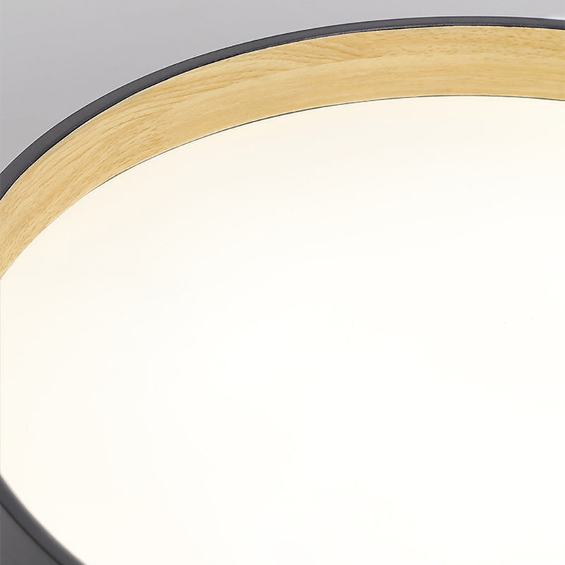 Nordic Circular LED Ceiling Flush Mount Metal Kitchen Flush Mount Lamp with Acrylic Diffuser Clearhalo 'Ceiling Lights' 'Close To Ceiling Lights' 'Close to ceiling' 'Flush mount' Lighting' 2357482