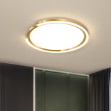 Extra-Thin Round Aluminum Ceiling Flush Nordic Style LED Flush Mount Light for Bedroom Clearhalo 'Ceiling Lights' 'Close To Ceiling Lights' 'Close to ceiling' 'Flush mount' Lighting' 2357582