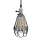 Metal Wire Frame Ceiling Pendant Light Farmhouse Style 1 Light Living Room Hanging Lamp in Aged Silver/Antique Copper Clearhalo 'Art Deco Pendants' 'Cast Iron' 'Ceiling Lights' 'Ceramic' 'Crystal' 'Industrial Pendants' 'Industrial' 'Metal' 'Middle Century Pendants' 'Pendant Lights' 'Pendants' 'Tiffany' Lighting' 235779