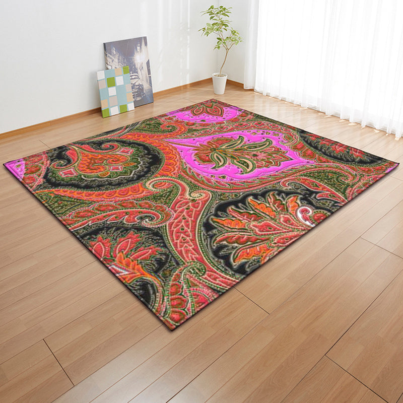 Moroccan Color Brick Rug Multi Color Synthetic Indoor Rug Non-Slip Backing Pet Friendly Area Carpet for Decoration Orange Clearhalo 'Area Rug' 'Moroccan' 'Rugs' Rug' 2361380