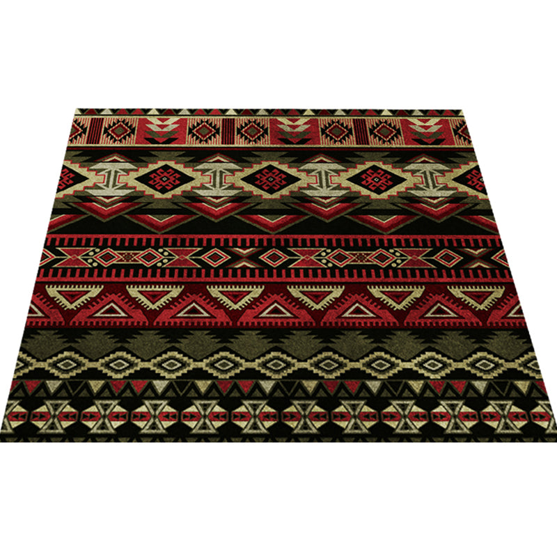 Boho-Chic Living Room Rug Multi Color Geometric Pattern Indoor Rug Anti-Slip Backing Easy Care Area Rug Clearhalo 'Area Rug' 'Bohemian' 'Rugs' Rug' 2361488