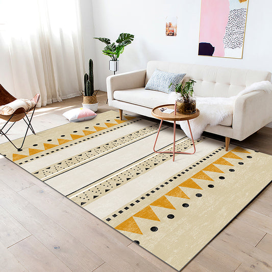 Casual Geometric Pattern Rug Multi Color Synthetics Indoor Rug Non-Slip Backing Machine Washable Area Carpet for Parlor Clearhalo 'Area Rug' 'Rugs' 'Southwestern' Rug' 2361501