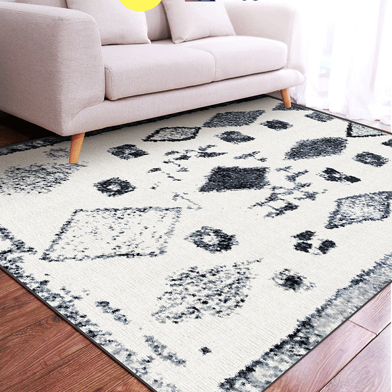 Casual Geometric Pattern Rug Multi Color Synthetics Indoor Rug Non-Slip Backing Machine Washable Area Carpet for Parlor Clearhalo 'Area Rug' 'Rugs' 'Southwestern' Rug' 2361507