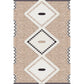 Casual Geometric Pattern Rug Multi Color Synthetics Indoor Rug Non-Slip Backing Machine Washable Area Carpet for Parlor Light Brown Clearhalo 'Area Rug' 'Rugs' 'Southwestern' Rug' 2361508