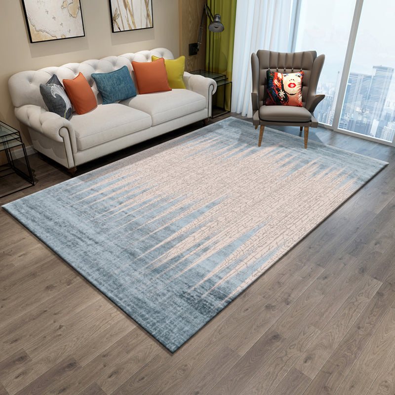 Boho-Chic Living Room Rug Multicolored Abstract Printed Indoor Rug Polypropylene Easy Care Pet Friendly Area Carpet Light Blue-White Clearhalo 'Area Rug' 'Bohemian' 'Rugs' Rug' 2361974