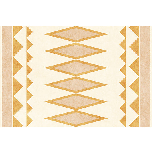Olden Geometric Pattern Rug Multi Colored Polyster Indoor Rug Non-Slip Backing Machine Washable Area Carpet for Decoration Fluorescent Yellow Clearhalo 'Area Rug' 'Bohemian' 'Rugs' Rug' 2361981