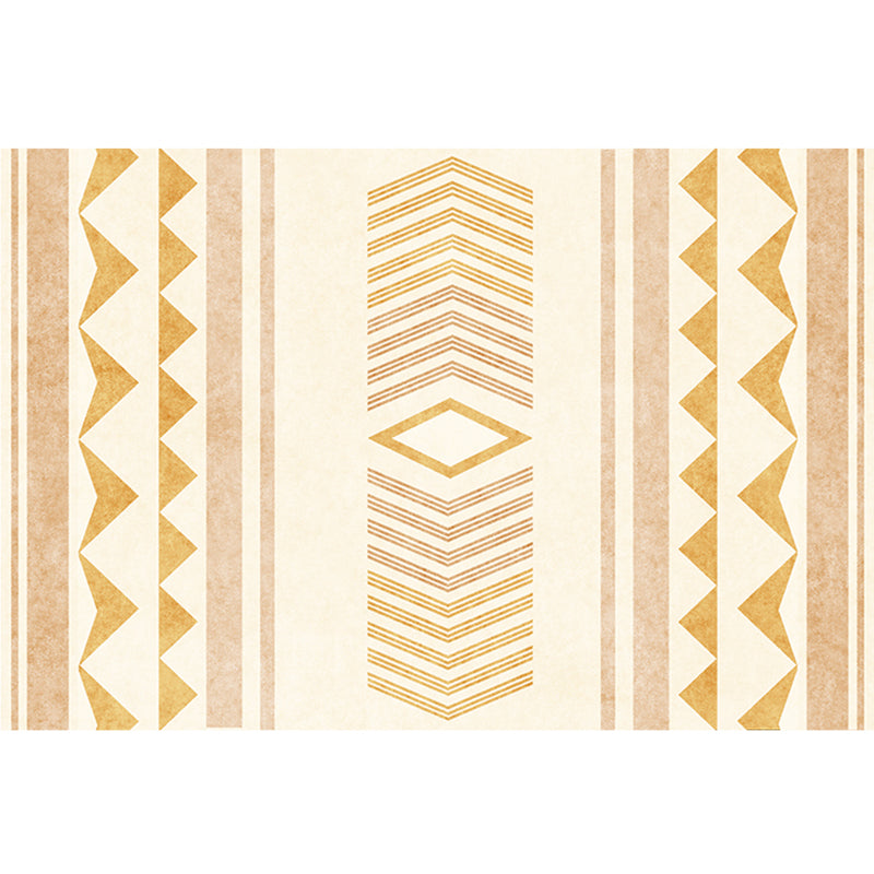 Olden Geometric Pattern Rug Multi Colored Polyster Indoor Rug Non-Slip Backing Machine Washable Area Carpet for Decoration Golden Clearhalo 'Area Rug' 'Bohemian' 'Rugs' Rug' 2361988