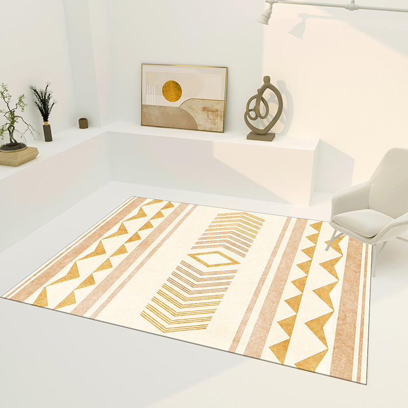 Olden Geometric Pattern Rug Multi Colored Polyster Indoor Rug Non-Slip Backing Machine Washable Area Carpet for Decoration Clearhalo 'Area Rug' 'Bohemian' 'Rugs' Rug' 2361989