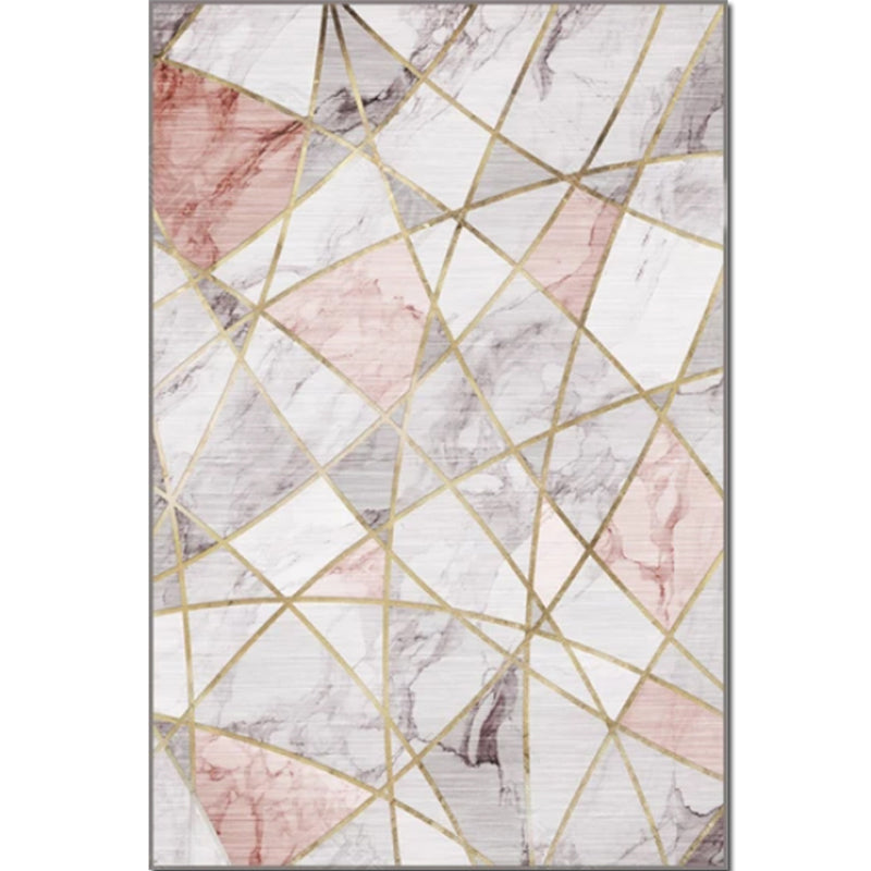 Multicolored Abstract Print Rug Synthetics Boho Indoor Rug Easy Care Pet Friendly Washable Area Carpet for Room Clearhalo 'Area Rug' 'Bohemian' 'Rugs' Rug' 2361999
