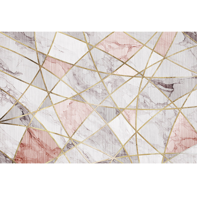 Southwestern Living Room Rug Multi Color Colorblock Indoor Rug Polyster Anti-Slip Backing Stain-Resistant Carpet Light Pink Clearhalo 'Area Rug' 'Rugs' 'Southwestern' Rug' 2362008