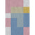Southwestern Living Room Rug Multi Color Colorblock Indoor Rug Polyster Anti-Slip Backing Stain-Resistant Carpet Pink-Blue Clearhalo 'Area Rug' 'Rugs' 'Southwestern' Rug' 2362012