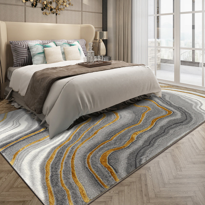 Minimalist Geometric Print Rug Multi Colored Polypropylene Area Carpet Non-Slip Backing Stain-Resistant Area Rug for Room Clearhalo 'Area Rug' 'Modern' 'Rugs' Rug' 2362084