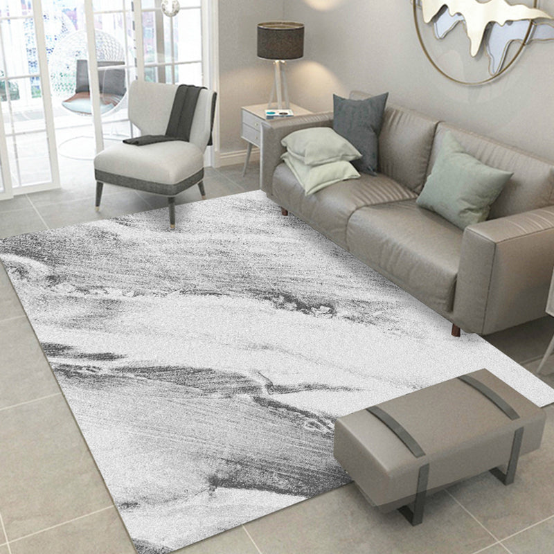 Contemporary Abstract Pattern Rug Multi-Color Polypropylene Indoor Rug Non-Slip Backing Pet Friendly Area Carpet for Room Grey Clearhalo 'Area Rug' 'Modern' 'Rugs' Rug' 2362098