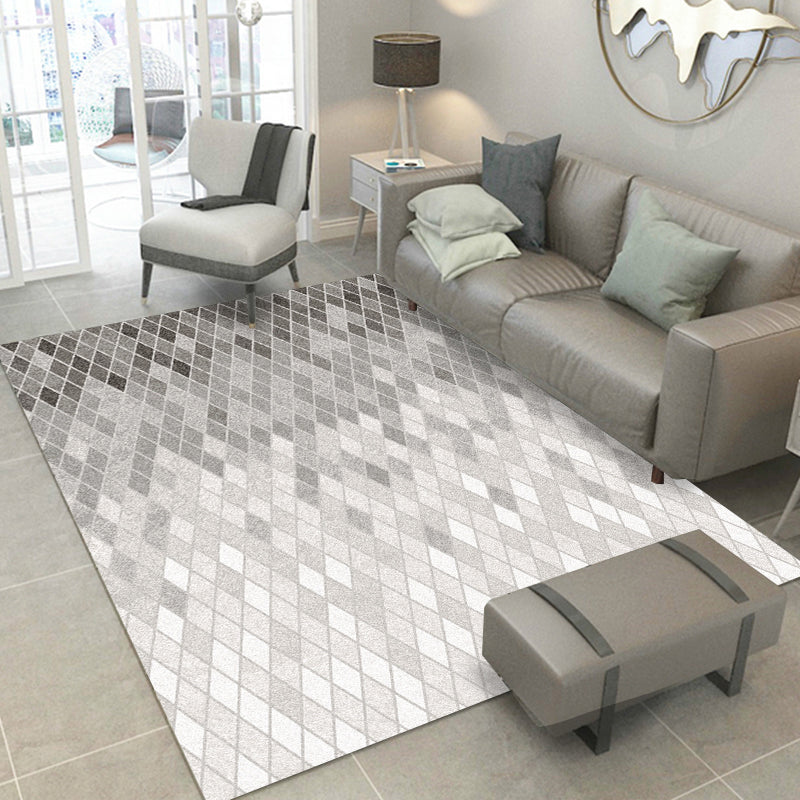 Contemporary Abstract Pattern Rug Multi-Color Polypropylene Indoor Rug Non-Slip Backing Pet Friendly Area Carpet for Room Clearhalo 'Area Rug' 'Modern' 'Rugs' Rug' 2362106