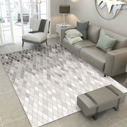 Contemporary Abstract Pattern Rug Multi-Color Polypropylene Indoor Rug Non-Slip Backing Pet Friendly Area Carpet for Room Gray-Khaki Clearhalo 'Area Rug' 'Modern' 'Rugs' Rug' 2362110