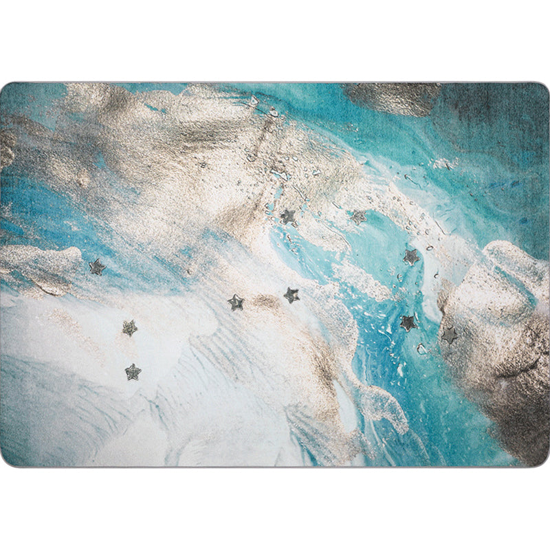 Designer Living Room Rug Multi Color Abstract Print Rug Polypropylene Non-Slip Backing Machine Washable Area Carpet Clearhalo 'Area Rug' 'Modern' 'Rugs' Rug' 2362115