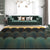Designer Living Room Rug Multi Color Abstract Print Rug Polypropylene Non-Slip Backing Machine Washable Area Carpet Blackish Green Clearhalo 'Area Rug' 'Modern' 'Rugs' Rug' 2362116
