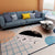 Designer Living Room Rug Multi Color Abstract Print Rug Polypropylene Non-Slip Backing Machine Washable Area Carpet Khaki Clearhalo 'Area Rug' 'Modern' 'Rugs' Rug' 2362127