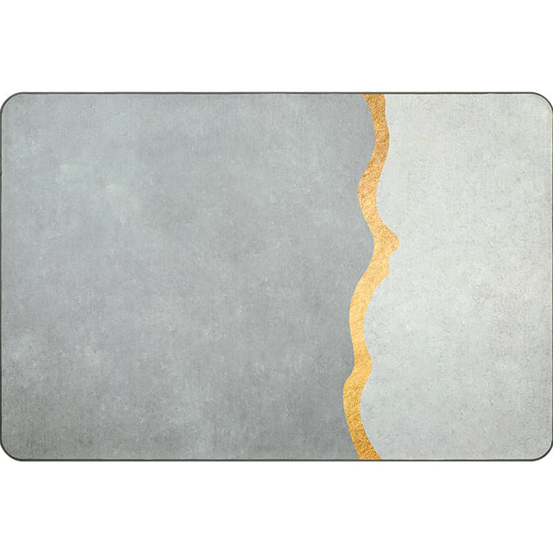 Modern Geometric Pattern Rug Multi Color Super Fiber Indoor Rug Non-Slip Backing Pet Friendly Area Carpet for Living Room Grey Clearhalo 'Area Rug' 'Modern' 'Rugs' Rug' 2362200