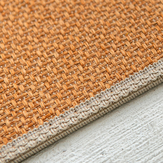 Rustic Solid Color Rug Multi-Color Jute Indoor Rug Anti-Slip Backing Pet Friendly Easy Care Area Carpet for Bedroom Clearhalo 'Area Rug' 'Rug' 2362306