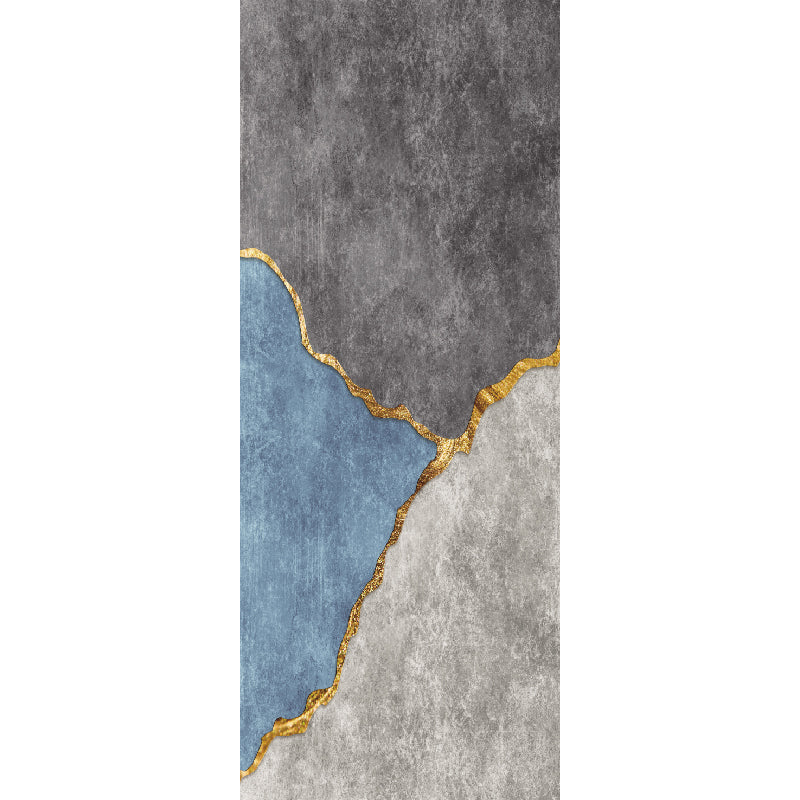 Contemporary Bedroom Rug Multi-Color Geometric Area Carpet Non-Slip Backing Pet Friendly Area Rug Gray-Blue Clearhalo 'Area Rug' 'Modern' 'Rugs' Rug' 2362498