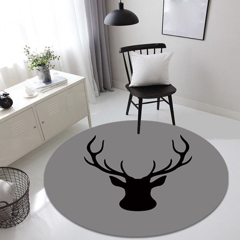 Modern Decoration Rug Multi Color Geometric Print Indoor Rug Non-Slip Backing Pet Friendly Area Carpet Dark Gray Clearhalo 'Area Rug' 'Modern' 'Rugs' Rug' 2362518