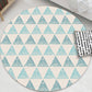 Comfort Decoration Rug Multi Color Geometric Print Area Carpet Polyster Non-Slip Backing Pet Friendly Indoor Rug Aqua Clearhalo 'Area Rug' 'Modern' 'Rugs' Rug' 2362530