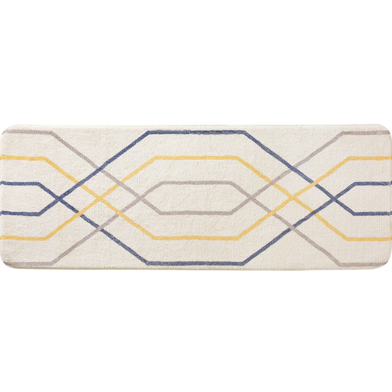 Relaxing Bedroom Rug Multi Colored Geometric Print Indoor Rug Lamb Wool Non-Slip Backing Stain-Resistant Area Carpet Clearhalo 'Area Rug' 'Modern' 'Rugs' Rug' 2362553