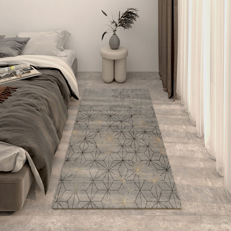 Modern Geometric Print Rug Multi Colored Polypropylene Indoor Rug Non-Slip Stain-Resistant Area Rug for Bedroom Clearhalo 'Area Rug' 'Modern' 'Rugs' Rug' 2362569