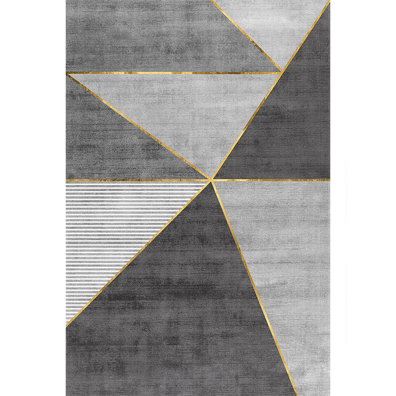 Casual Living Room Rug Multi Color Geometric Print Indoor Rug Polyster Non-Slip Backing Stain-Resistant Area Rug Clearhalo 'Area Rug' 'Modern' 'Rugs' Rug' 2362584